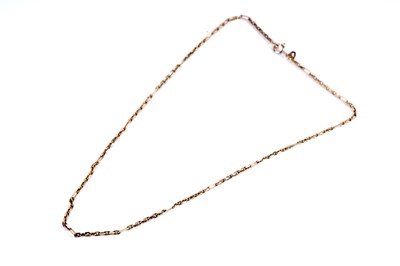 Lot 203 - A 9ct yellow gold chain necklace