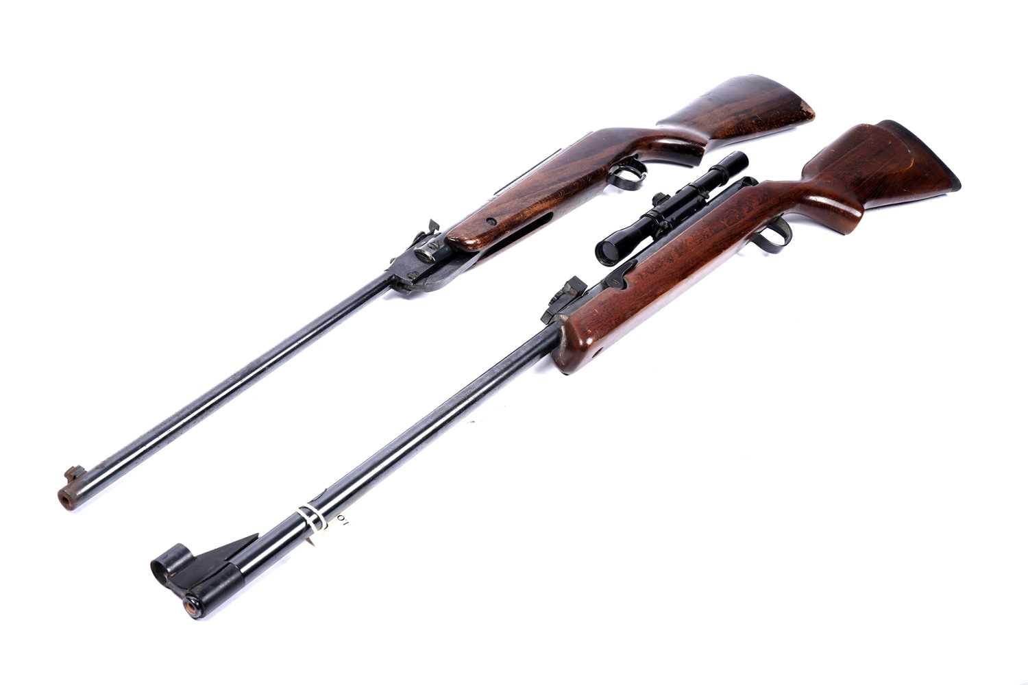Lot 276 - Two Webley and Scott air rifles