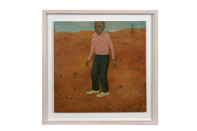 Lot 856 - Alasdair Wallace - Pink Shirt | acrylic