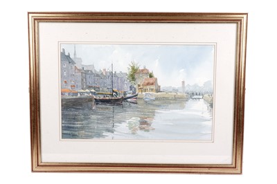 Lot 220 - Mike Clyburn - Two Views of Honfleur | watercolour