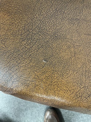 Lot 7 - A pair of early 20th Century ecclesiastical walnut captain's armchairs