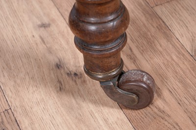 Lot 7 - A pair of early 20th Century ecclesiastical walnut captain's armchairs