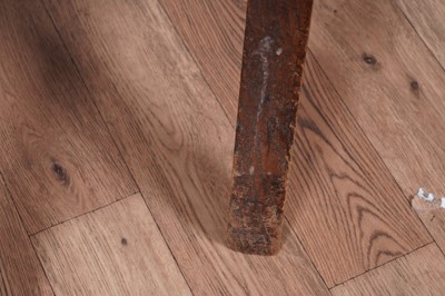 Lot 7 - A pair of early 20th Century ecclesiastical walnut captain's armchairs