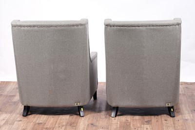 Lot 29 - Kelly Hoppen: a pair of ‘Emma’ wingback armchairs