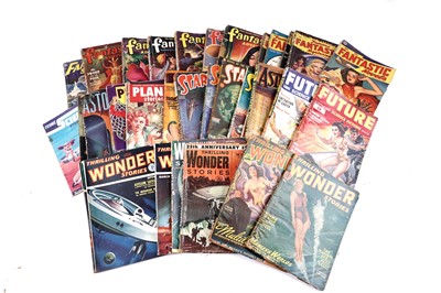 Lot 575 - Vintage Sci-Fi pulp magazines