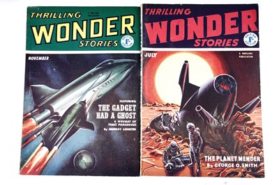 Lot 575 - Vintage Sci-Fi pulp magazines