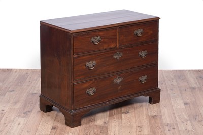 Lot 10 - A George III mahogany chest of drawers