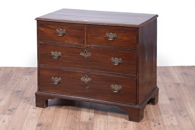 Lot 10 - A George III mahogany chest of drawers