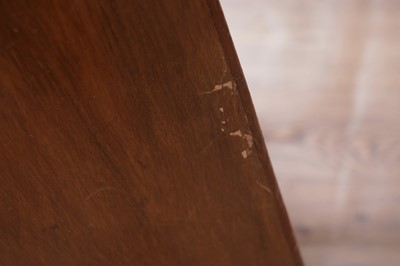 Lot 12 - A Georgian style burr walnut and walnut chest of drawers