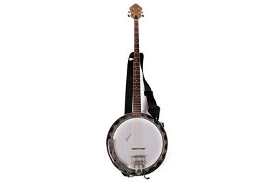 Lot 48 - A Framus long necked banjo