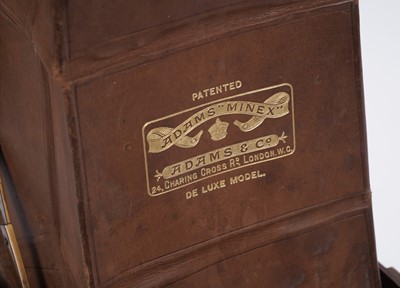 Lot 133 - An Adams Tropical Minex de Luxe half-plate reflex camera
