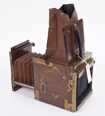Lot 133 - An Adams Tropical Minex de Luxe half-plate reflex camera