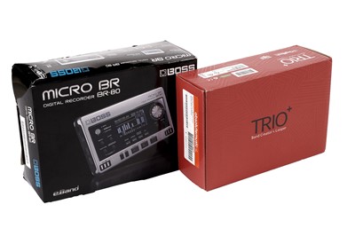 Lot 335 - A DigiTech Trio looper; and a Micro BR-80 recorder