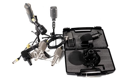 Lot 340 - Eight microphones