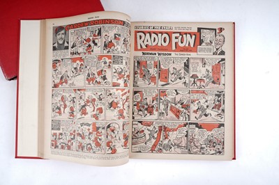 Lot 578 - Bound copies of TV Fun, Radio Fun and Robin