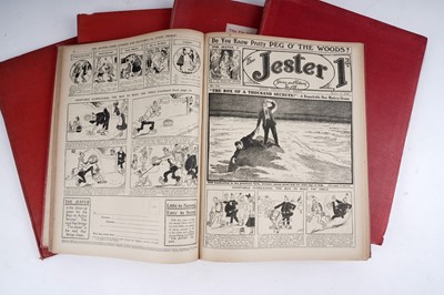 Lot 579 - Vintage British comics, bound archive volumes