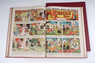 Lot 580 - Bound volumes of Chick’s Own comic