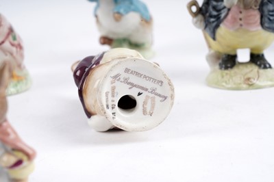 Lot 375 - A collection of Beatrix Potter figures by Beswick and Royal Albert
