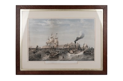 Lot 224 - After John Wilson Carmichael - Tynemouth on Ascension Day | hand-tinted lithograph