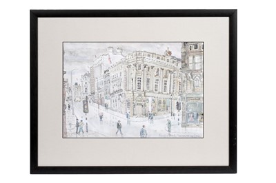 Lot 830 - Charles Herbert "Charlie" Rogers - Mosley Street, Newcastle on Tyne | watercolour