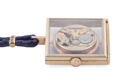 Lot 280 - Turler: a gold plated nurse watch