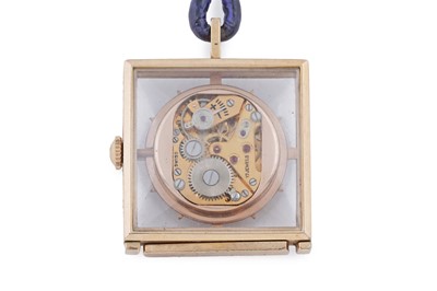 Lot 280 - Turler: a gold plated nurse watch