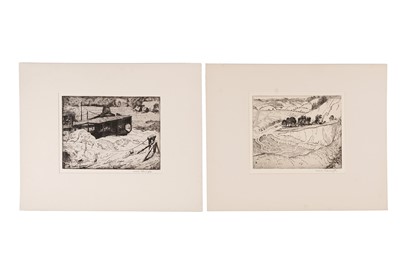 Lot 17 - Isabel Codrington | Chalk pit studies | etchings