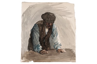 Lot 56 - Isabel Codrington - Making a stand | watercolour