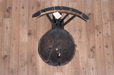 Lot 69 - An 18th Century and later Primitive oak child’s chair