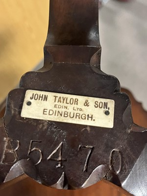 Lot 52 - John Taylor & Son, Edinburgh: a Victorian mahogany two-tier dumb waiter