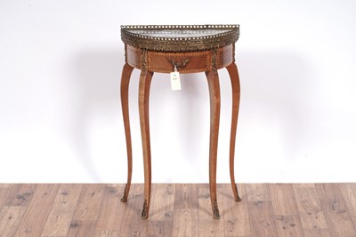 Lot 87 - Two French style side tables