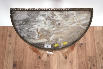 Lot 87 - Two French style side tables