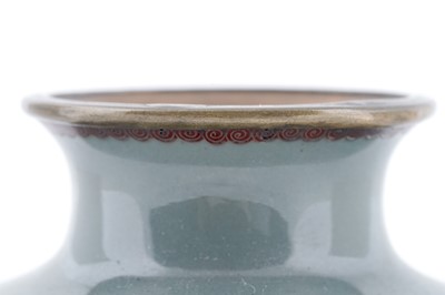 Lot 881 - A Japanese cloisonne vase