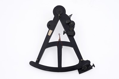 Lot 143 - Hughes, London: a 19th Century ebony framed octant