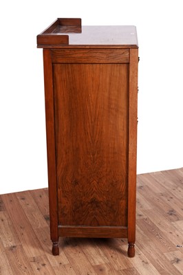 Lot 509 - Denby & Spinks Ltd, Leeds: a burr walnut and walnut cabinet, c.1920