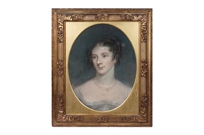 Lot 942 - 19th Century English School - Portrait of a young lady in Regency dress | pastel