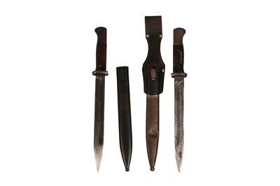 Lot 323 - Two K98 Mauser bayonets