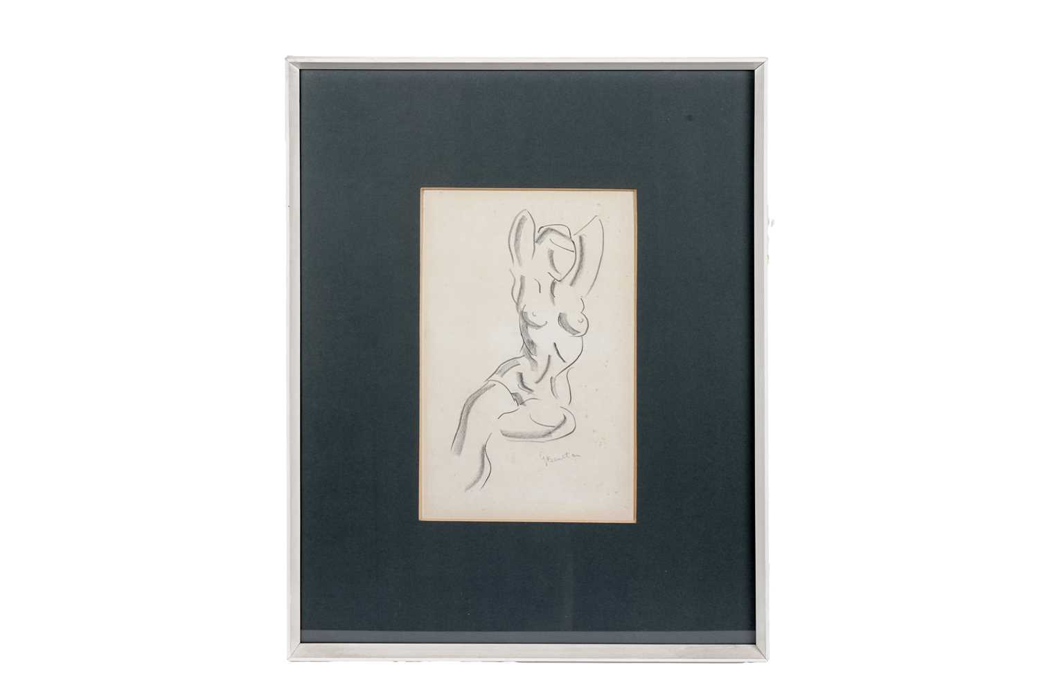 Lot 1051 - Attributed to Percy George Bentham – Nude study | graphite drawing