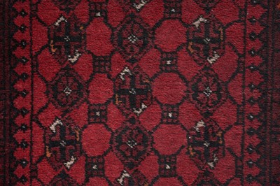 Lot 129 - An Afghan runner; and a Caucasian prayer mat