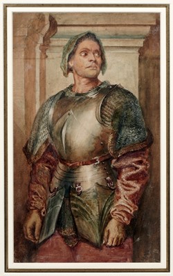 Lot 938 - After Sir Frederic Lord Leighton - A Condottiere | watercolour