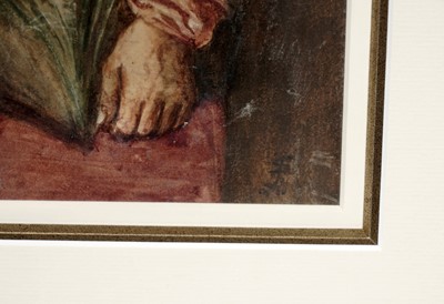 Lot 938 - After Sir Frederic Lord Leighton - A Condottiere | watercolour