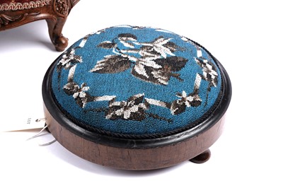 Lot 189 - Three Victorian footstools