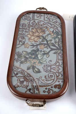 Lot 190 - Three Victorian beadwork trays