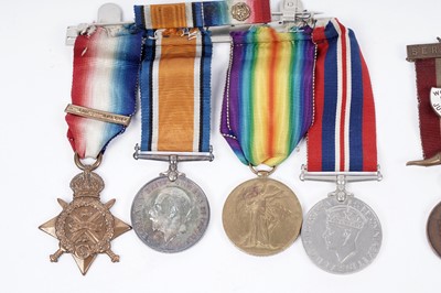 Lot 212 - A collection of First and Second World War medals