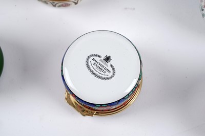 Lot 193 - A large collection of enamel boxes