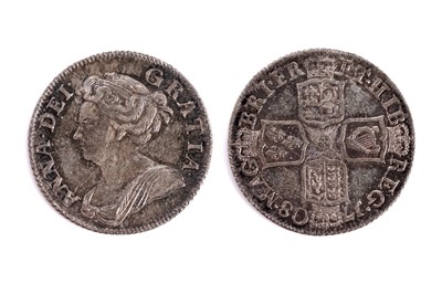 Lot 873 - Anne (1702-1714), Shilling