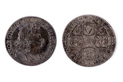 Lot 874 - A George I (1714-1727) Shilling