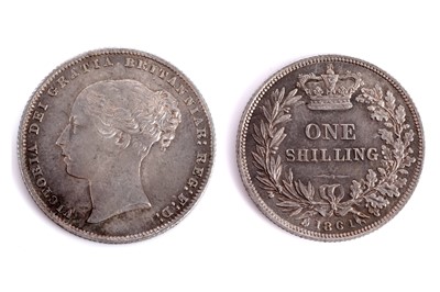 Lot 889 - A Victoria (1837-1901), Shilling