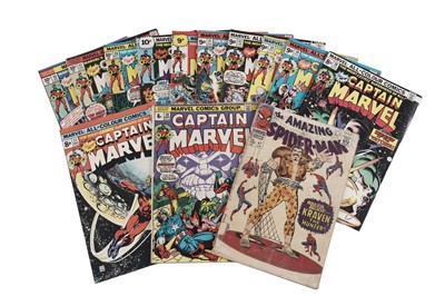 Lot 165 - Spider-Man and Captain Marvel by Marvel Comics