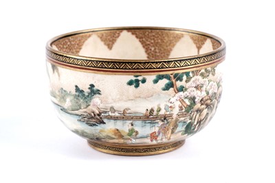 Lot 872 - A Japanese earthenware butterfly bowl